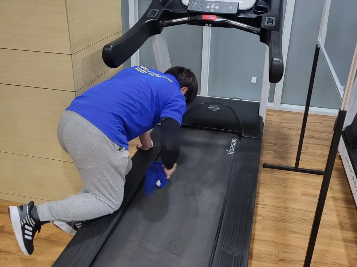 예천군 용궁면 피트니스 라커 검사실 위생청소 사례 - 행진크린